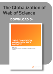 The Globalization of Web of Science 2005-2010 - Download