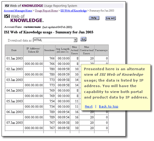 ISI Web of Knowledge Screen2